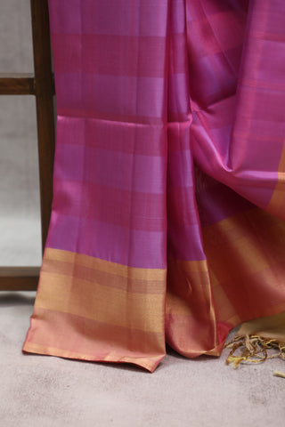 Purple Soft Silk Saree - SRPSSS292