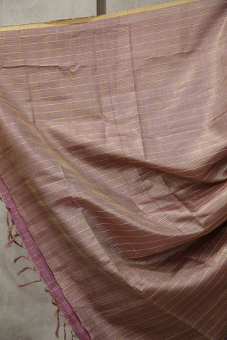 Purple Tussar Silk Saree - SRPTSS905