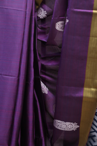 Purple Soft Silk Saree - SRPSSS305