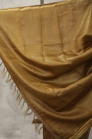 Gold Tussar Silk Saree - SRGTSS942