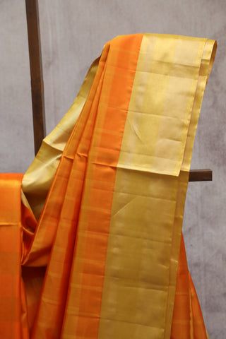 Orange Soft Silk Saree - SROSSS307