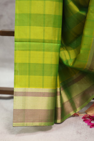 Pista Green Soft Silk Saree - SRPGSSS285