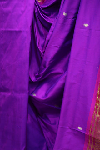 Purple Silk Paithani Saree - SRPSPS453