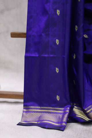 Royal Blue Silk Paithani Saree - SRBSPS450