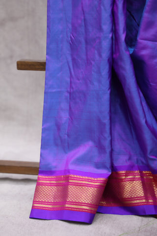 Purple Silk Paithani Saree - SRPSPS441