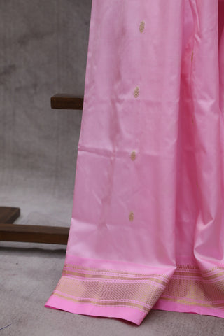 Pink Silk Paithani Saree - SRPSPS440