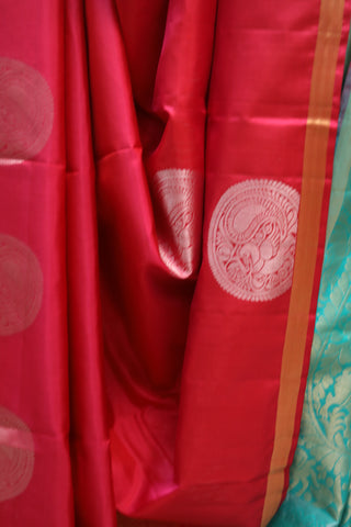 Rani Pink Soft Silk Saree - SRRPSSS272