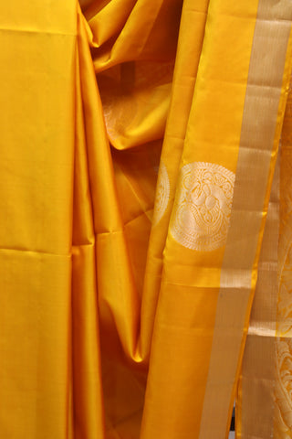 Yellow Soft Silk Saree - SRYSSS271