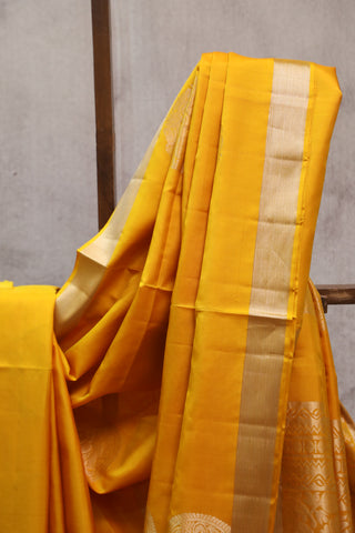 Yellow Soft Silk Saree - SRYSSS271