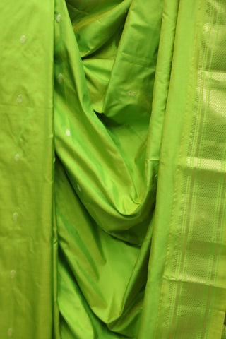 Neon Green Silk Paithani Saree - SRNGSPS483