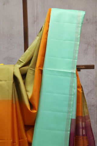 Multicolored Soft Silk Saree - SRMSSS233