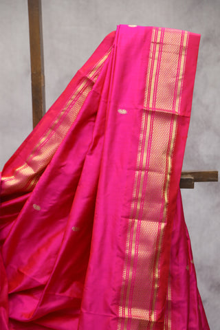 Pink Silk Paithani Saree - SRPSPS482