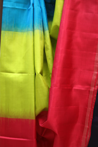 Multicolored Soft Silk Saree - SRMSSS234