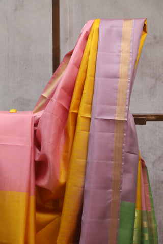 Multicolor Soft Silk Saree - SRMSSS239