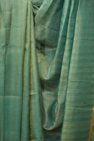 Two Tone Green Tussar Silk Saree - SRTTGTSS966