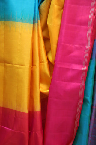 Multicolored Soft Silk Saree - SRMSSS236