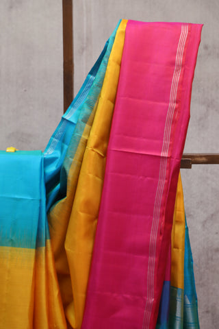 Multicolored Soft Silk Saree - SRMSSS236