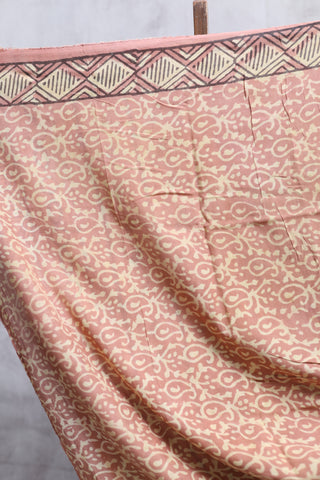 Peach HBP Modal Silk Saree-SRPMSS330