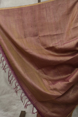 Two Tone Purple Tussar Silk Saree - SRTTPTSS962