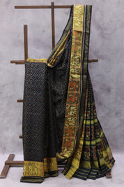 Black Rajkot Patola Silk Saree - SRBRPSS285