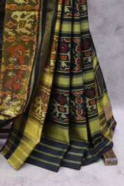 Black Rajkot Patola Silk Saree - SRBRPSS285