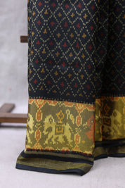 Black Rajkot Patola Silk Saree - SRBRPSS285