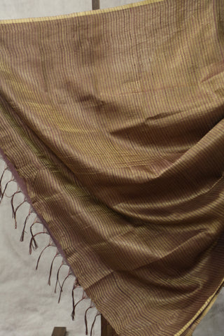 Two Tone Purple Tussar Silk Saree - SRTTPTSS975