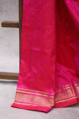 Pink Silk Paithani Saree - SRPSPS505