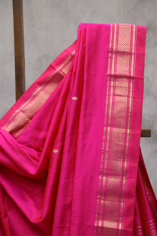 Pink Silk Paithani Saree - SRPSPS505