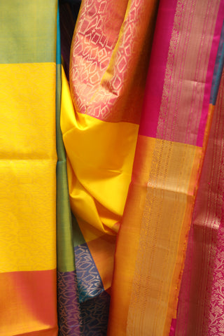 Multicolor Soft Silk Saree - SRMSSS248