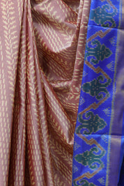 Dusty Red Rajkot Patola Silk Saree - SRDRRPSS280