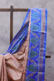 Dusty Red Rajkot Patola Silk Saree - SRDRRPSS280