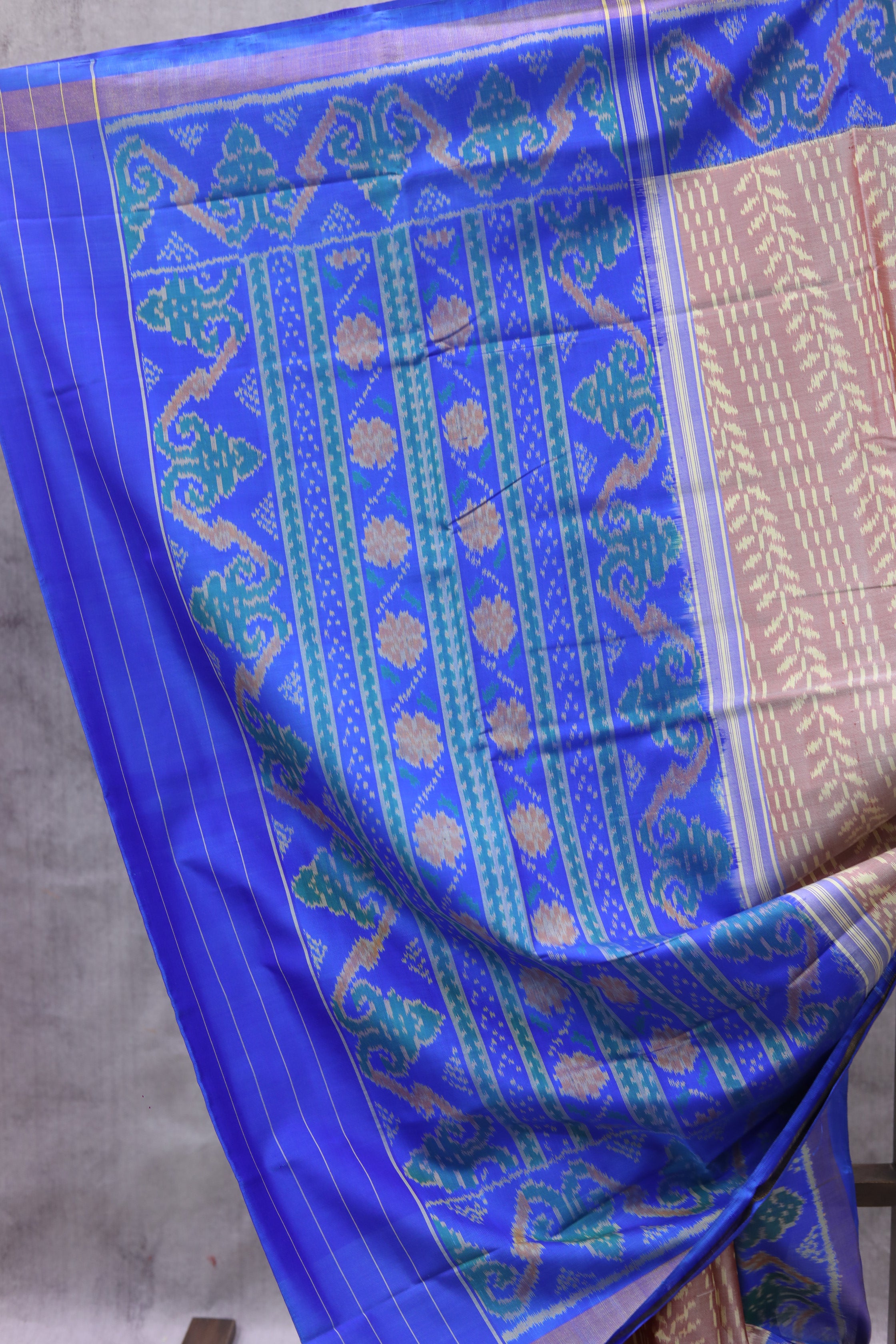 Dusty Red Rajkot Patola Silk Saree - SRDRRPSS280