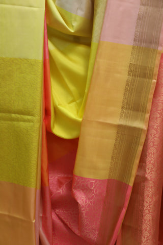 Multicolor Soft Silk Saree - SRMSSS245