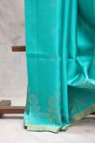 Turquoise Soft Silk Saree - SRTSSS244