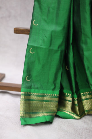 Green Silk Paithani Saree - SRGSPS492