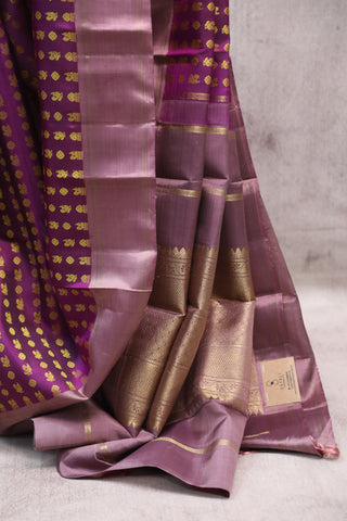 Purple Kanjeevaram Silk Saree-SRPKSS476