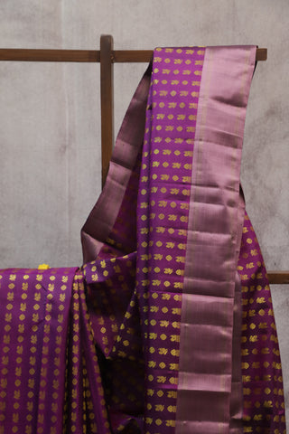 Purple Kanjeevaram Silk Saree-SRPKSS476