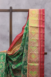Green Rajkot Patola Silk Saree - SRGRPSS290