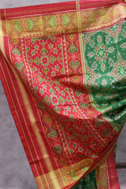 Green Rajkot Patola Silk Saree - SRGRPSS290