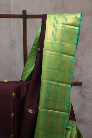 Wine Kanjeevaram Silk Saree-SRWKSS479