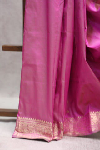 Pink Banarasi Silk Saree-SRPBSS476