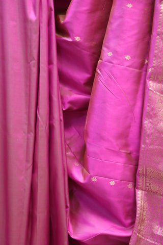 Pink Banarasi Silk Saree-SRPBSS476