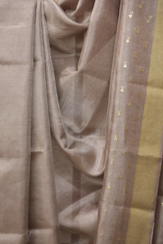 Mauve Sequin Tussar Silk Saree - SRMSTSS984