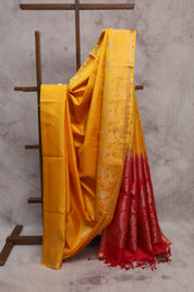 Yellow Soft Silk Saree - SRYSSS161