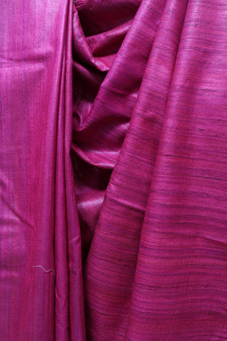 Pink Ghicha Tussar Silk Saree-SRPGTSS4