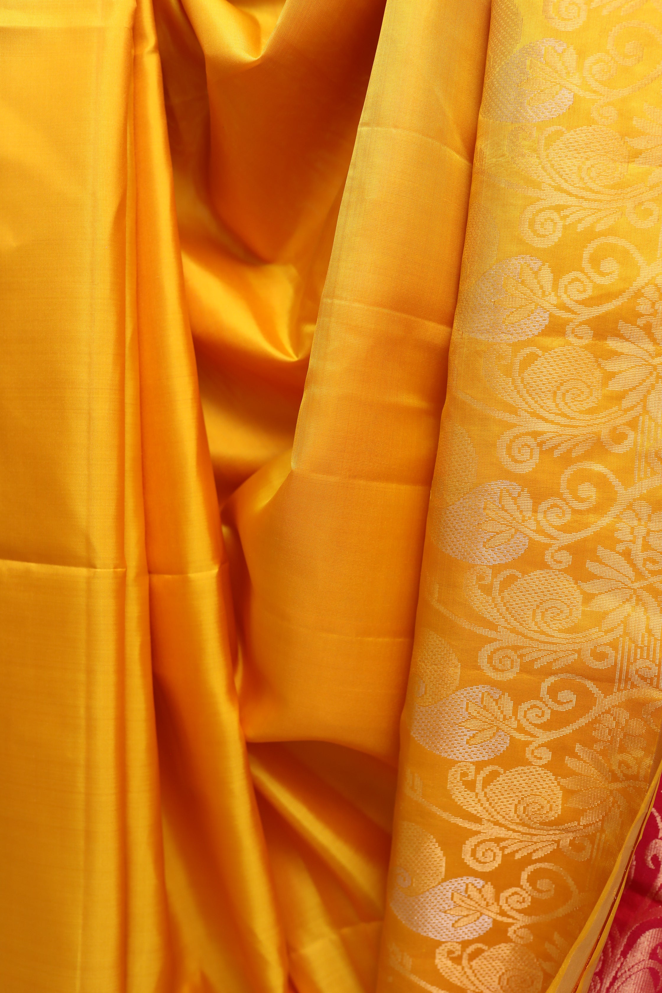 Yellow Soft Silk Saree - SRYSSS161