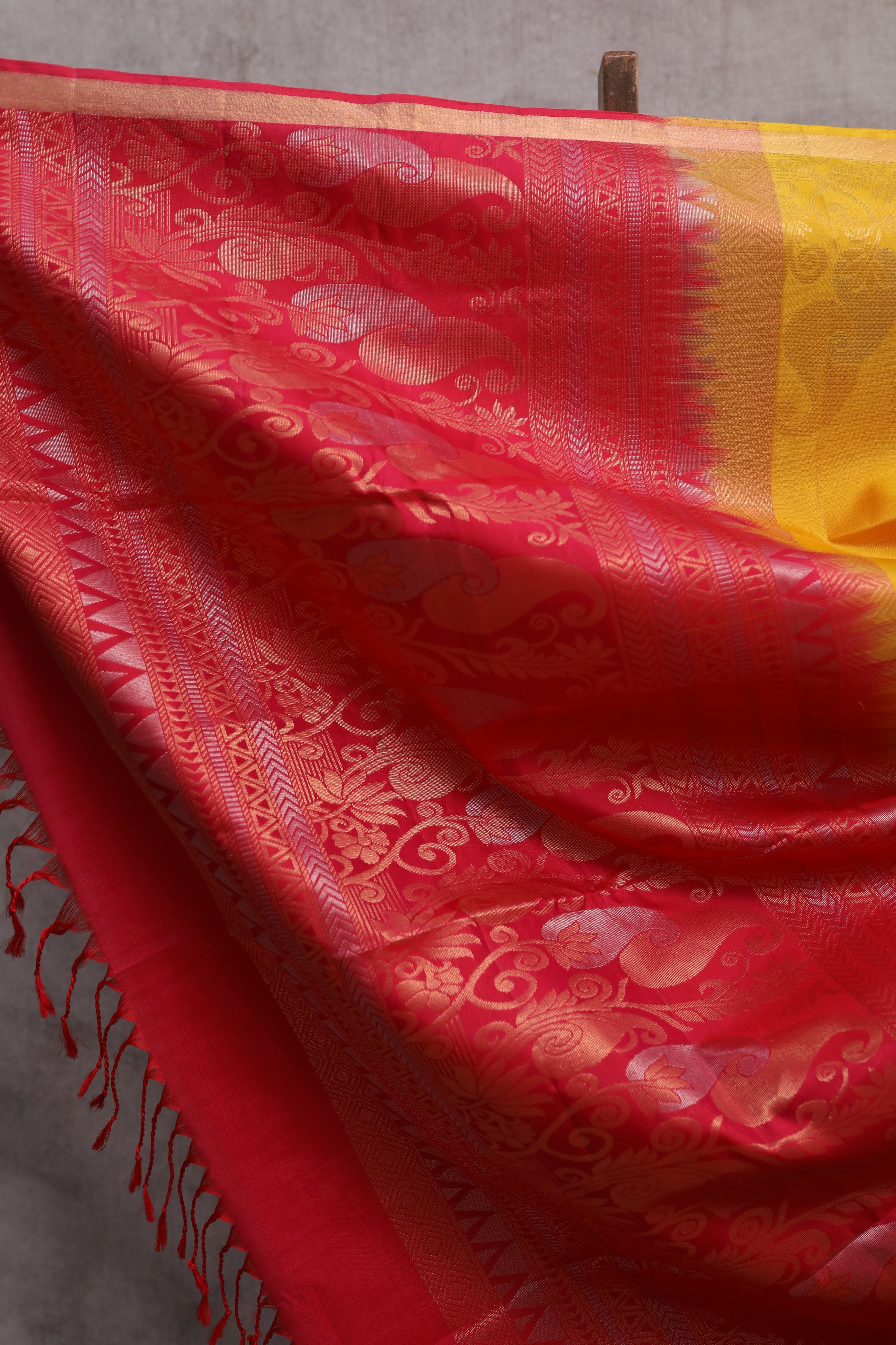 Yellow Soft Silk Saree - SRYSSS161