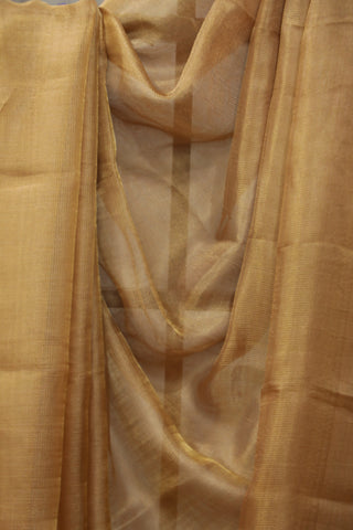 Golden Tissue Tusser Silk Saree - SRGTTSS213