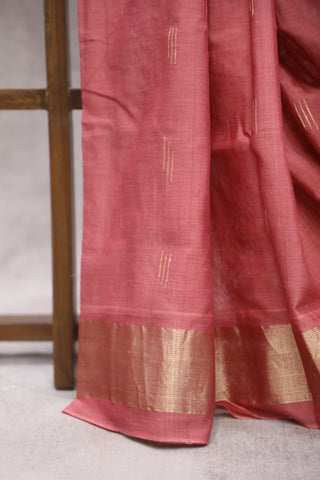 Cherry Blossom Cotton Paithani Saree - SRCBCPS453